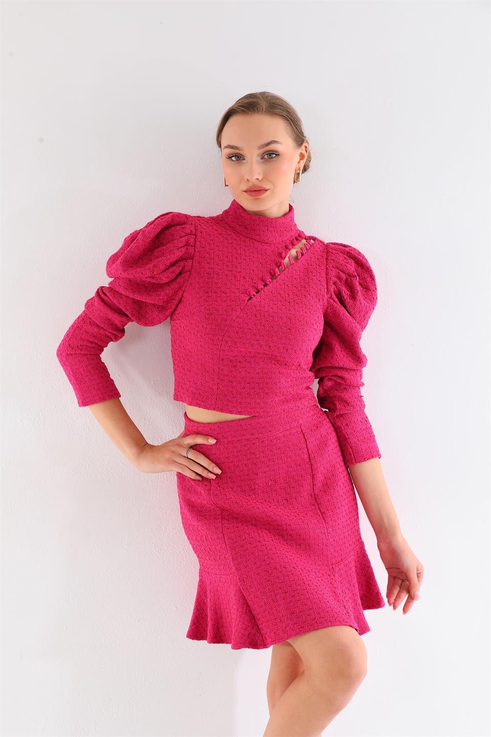 ELİNA PINK SKIRT & TOP